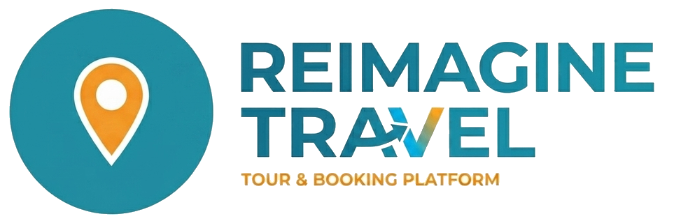 reimagine travel - tour and booking platform logo.fw